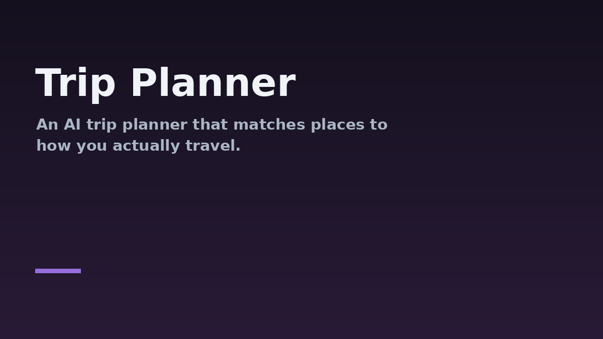 Trip Planner